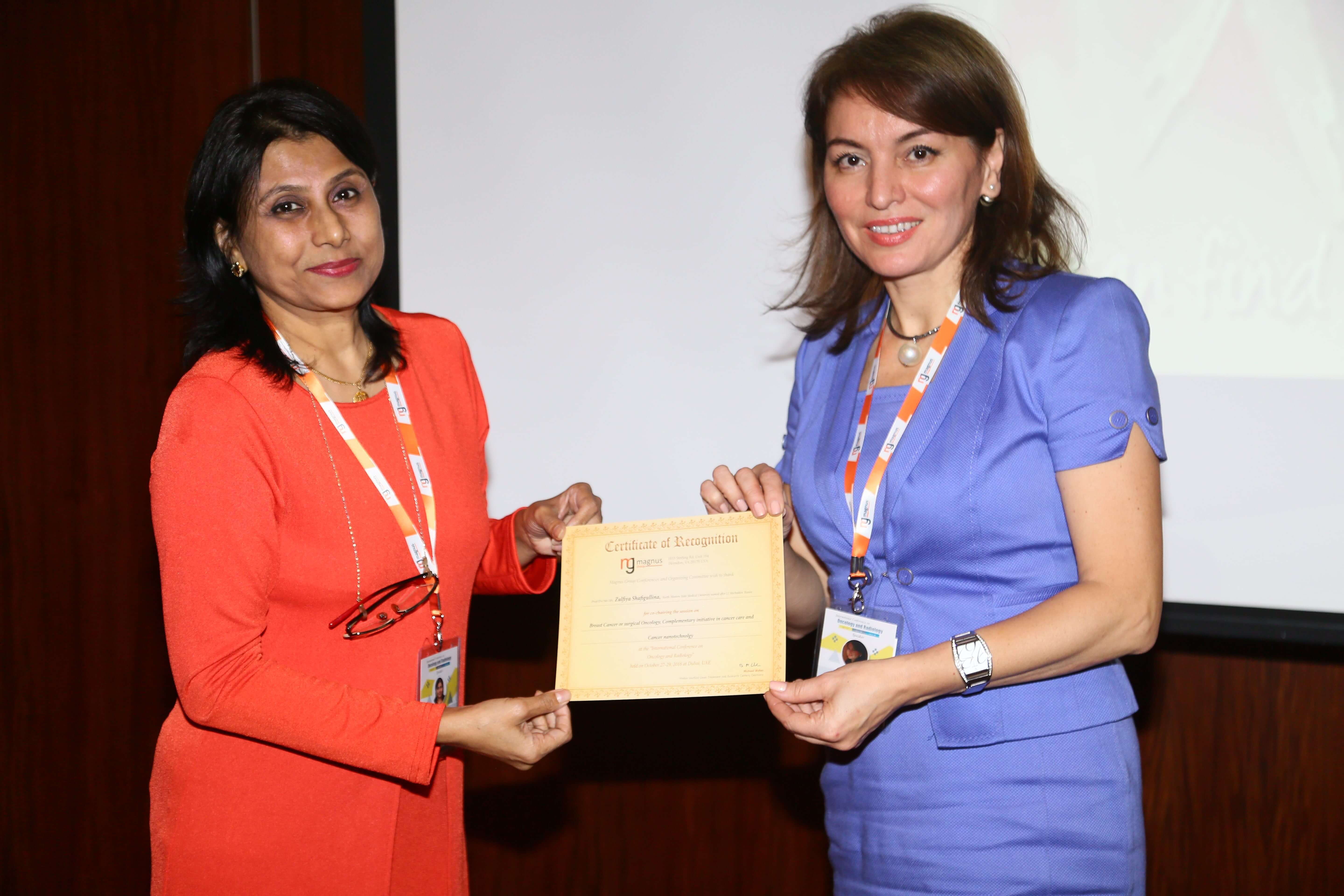 Cancer conference - Dr. Zulfiya Shafigullina